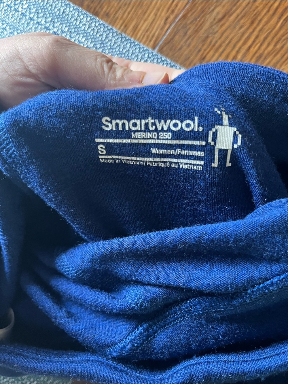 Smartwool Women’s 100% Merino Wool 250 Base Layer Leggings Blue Small - Picture 7 of 9